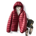 thumbnail image 4 of plus size 5xl 6xl 7xl Women Ultra Lightweight Packable Autumn Winter Warm Jackets 2023  Arrivals Female Slim Short Down Coat, 4 of 7