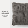 thumbnail image 6 of Chunky Knit Throw Pillow by Comfort Canopy, 6 of 11