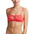 thumbnail image 3 of L*Space Women’s L*Solids Convertible Strap Bikini Top Hot Cherry X-Small, 3 of 4