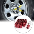 thumbnail image 3 of Unique Bargains 16 Pcs Red Car Vehicle Tire Lug Wheel Nut M12x1.5, 3 of 3