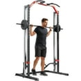 thumbnail image 1 of Sunny Health & Fitness Smith Machine Squat Rack Essential Series, Black – SF-XF920020, 1 of 9