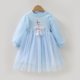 thumbnail image 1 of Vestido de princesa Elsa con capa para niña, vestido de verano para niño, vestido de manga larga para niño, vestido de fiesta de frozen Elsa para bebé, vestido Rh infantil zhangyuxiang unisex, 1 of 2