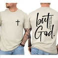 thumbnail image 3 of Christian But God Powerful Faith Statement Unisex T-Shirt with Cross Graphic, Spiritual Streetwear, Inspirational Bible Verse Shirt, Religious Hope Apparel, Sizes S–5XL, 3 of 7