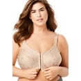 thumbnail image 2 of Women's Elila 1515 Jacquard Front Close Wireless Softcup Bra (Nude 46G), 2 of 4