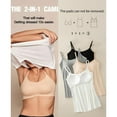 thumbnail image 4 of MISS MOLY Women Camisole Shelf Bra with Adjustable Strap Stretch Tank Top Basic Layering Cami Top for Daily Wearing, 4 of 7
