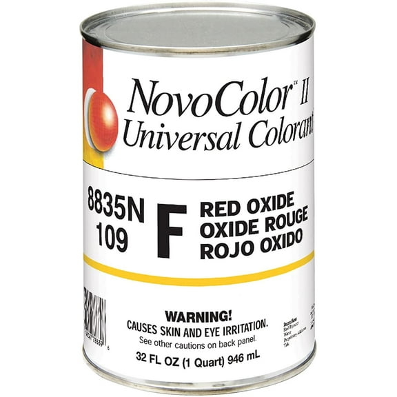 Valspar 211425 Novo Ii Universal Colorant, 1 Qt, F-Red Oxide, Quart