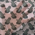 thumbnail image 3 of Swan Tulle Curtains with Rod Pocket, Vintage Pin up Pattern with Black Swan Cartoon for Girls, Sheer Drape for Wedding Party 2 Panels, 7 Sizes, Pale Pink Black, by Ambesonne, 3 of 3
