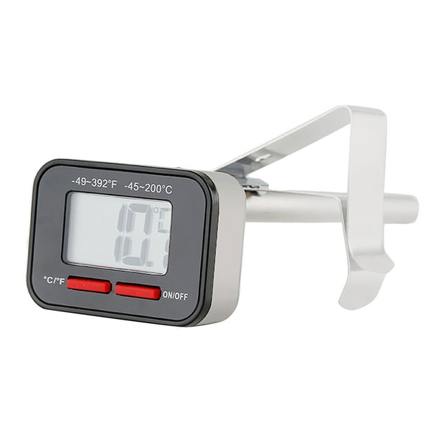 GROWTH TANK Digital Milk Frothing Thermometer with Clip 130mm , Food Coffee Milk Making