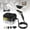Black, variant on Portable Handheld Steam Cleaner,High Temperature,Handle Controllable Switch/Intelligent Digital Display,4 Brush Heads for Car, Kitchen, Furniture, Grout, Tile,Orange