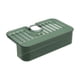 thumbnail image 1 of Estante de drenaje para grifo, escurridor colgante para grifo, soporte para jabonera para fregadero de cocina verde, 1 of 7