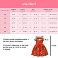 thumbnail image 3 of Kids Girls Dress Sleeveless Cartoon Casual Dress Christmas Party 3-9T, 3 of 7