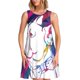 thumbnail image 1 of Disketp Colorful Bulldog para Vestido sin Mangas para Mujeres, Vestidos de Verano para Mujeres, Casual y Holgado para la Playa, 1 of 7