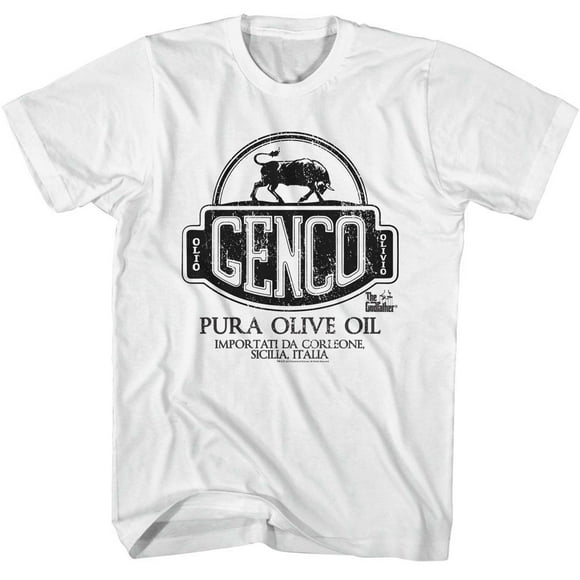 The Godfather Genco Pura OLive Oil White Adult T-Shirt