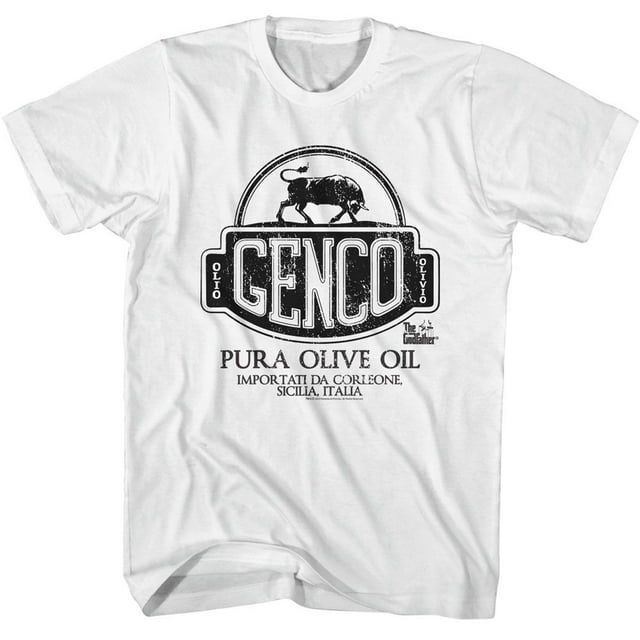 Le Parrain Genco Pura Huile d'Olive Blanc T-Shirt pour Adulte