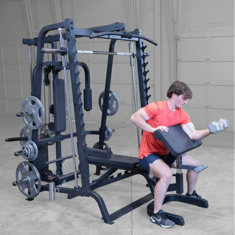 Free Shipping! Body Solid - GS348QP4 Smith Machine Package