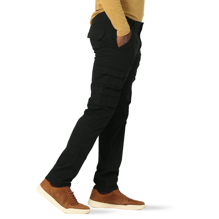 Wrangler® Men's Stretch Taper Leg Regular Fit Cargo Pant Wrangler® Men's Stretch Taper Leg Regular Fit Cargo Pant