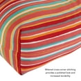thumbnail image 4 of Watermelon Stripe 44 x 22 in. Outdoor High Back Chair Cushion (2-Pack) by Greendale Home Fashions, 4 of 9