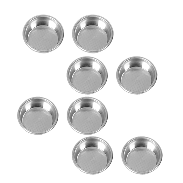 8Pack 54mm Filter Basket for Sage 870/875/878/880 54mm Semi-Automatic Coffee Machine Bottomless Handle Filter