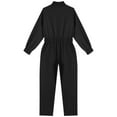 thumbnail image 7 of Doomiva Girls Boys Long Sleeve Stand Collar Romper Coverall Jumpsuit Kids Mechanic Boiler Suit Hallo ween Dress Up Party Black 8, 7 of 7