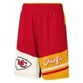 thumbnail image 2 of Youth Red Kansas City Chiefs Fandemonium Mesh Shorts, 2 of 3