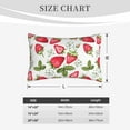 thumbnail image 6 of Fotbe Strawberry1 Pillow Cases - Envelope Closure - Luxury, Extra Soft, Cooling Pillow Covers - Wrinkle, Fade, Stain Resistant-14"x20", 6 of 9