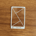 thumbnail image 1 of Golden Triangle Composition Tool Viewfinder/Viewer Photography/Painting/Drawing Credit Card Size Fits Wallet/Camera Bag, 1 of 10
