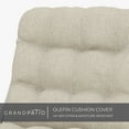 thumbnail image 3 of Grand Patio 4 Pieces Patio Conversation Set with Thick Mesh Sling Cushion and Coffee Table, Beige, 3 of 10