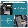 thumbnail image 4 of Unique Bargains Dog Car Seat Cover for Back Seat Multi-Layered Waterproof Dog Hammock for Car Gray, 4 of 7