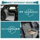 thumbnail image 4 of Cubierta de Asiento para Perros Unique Bargains con Aletas Laterales, Protector de Asiento para Gatos Impermeable y Antideslizante para Mascotas Gris, 4 of 7