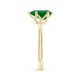 thumbnail image 3 of ANGARA Lab Grown 1.5 Ct Pear-Shaped Emerald Solitaire Classic Engagement Ring for Women in 14K Yellow Gold (Size-9x7mm) | May Birthstone, Anniversary, Jewelry Gift for Women | Lab-Grown Emerald Ring, 3 of 8