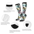 thumbnail image 3 of Gukieu Panda And Glasses Print Contrast Color Stockings, Elastic Sports Socks Warm Socks Clothing Accessories, Adult Unisex, 3 of 6