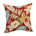 thumbnail image 3 of Blazing Needles 9910-S2-OD-168 17 in. Square Polyester Outdoor Throw Pillows, Marlow Spice - Set of 2, 3 of 5