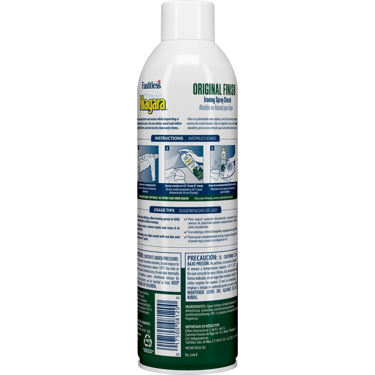Niagara Original Finish Ironing Spray Starch, 3-Pack photo 3