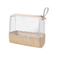 thumbnail image 1 of Bolsa de Maquillaje RSRSLEII Boho Pequeña Transparente de PVC Impermeable con Asa, 1 of 8