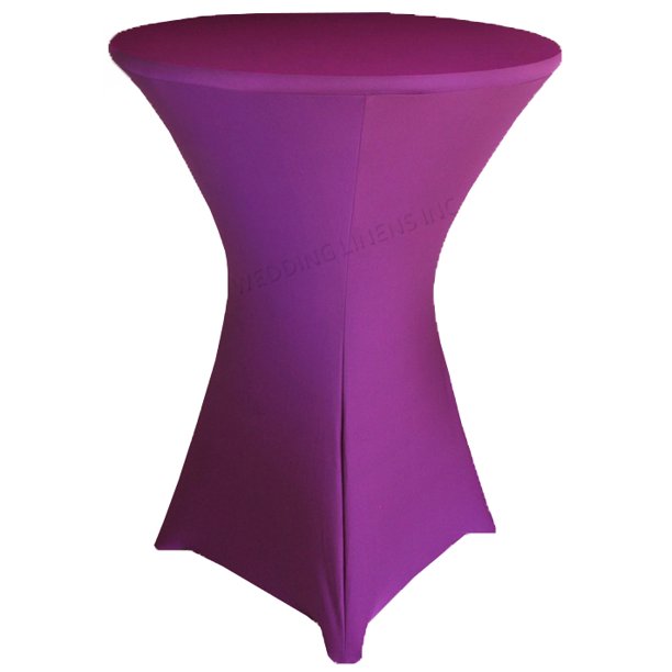 Wedding Linens Inc. (200 GSM) Premium 36"x 42" Round Cocktail Highboy