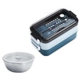thumbnail image 2 of Caja Bento Almuerzo Sunnimix con Tazón de Sopa Acero Inoxidable Azul, 2 of 8