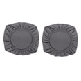 thumbnail image 4 of Funda de Asiento de Silla de Comedor Elástica de Poliéster Jacquard 2 Piezas Grey_L, 4 of 9