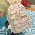 thumbnail image 4 of WAYUTE Backpack for Kids Versatile Bow Knot Print Zip Up Back to School Backpack Lightweight Daypack for Students Daily Use Bookbag Casual Outdoor Travel, 4 of 4
