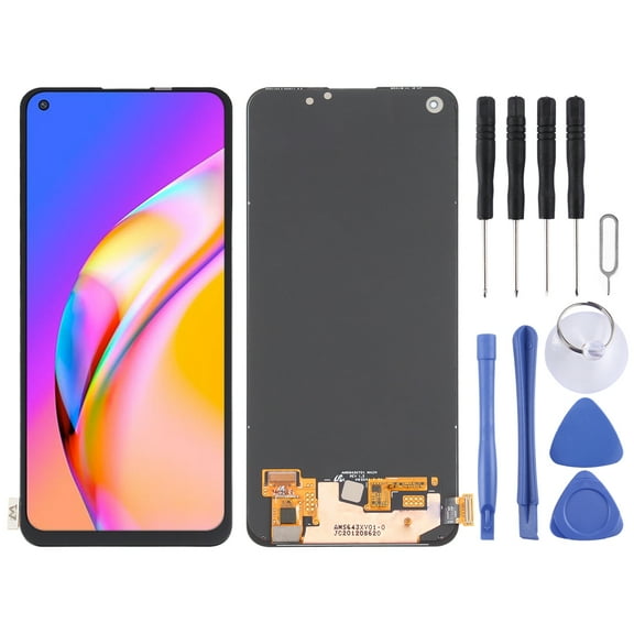 Cellphone Spare Parts  Original LCD Screen and Digitizer Full Assembly for OPPO A74 4G / Reno5 Z / A94 5G