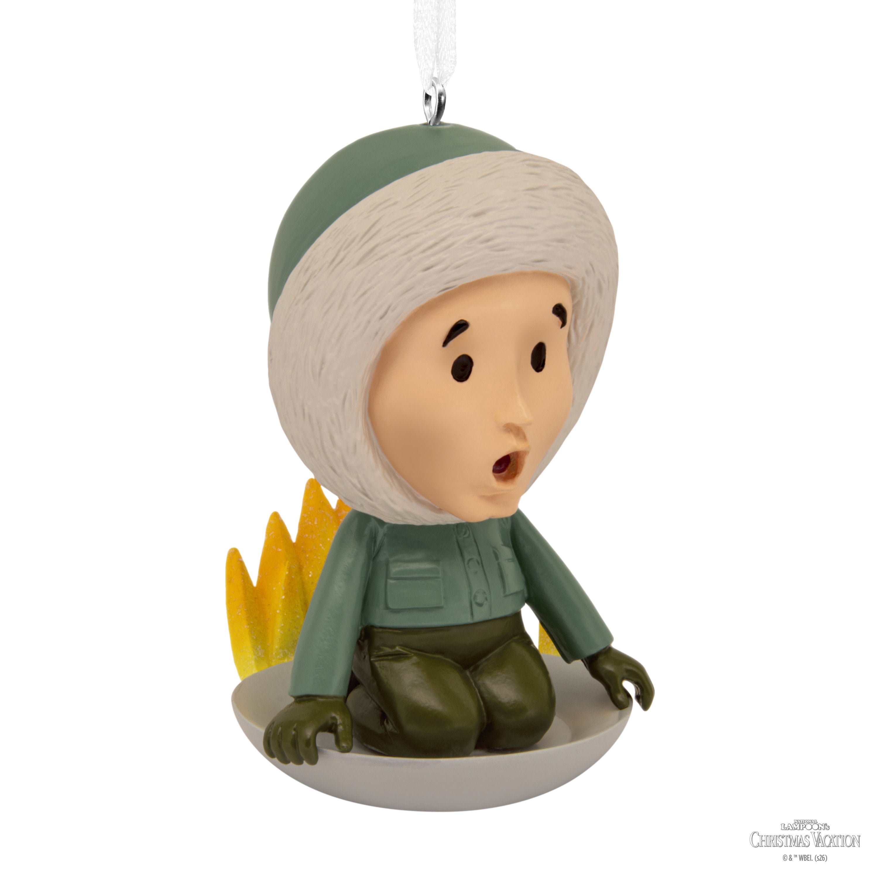 Hallmark Ornament (Christmas Vacation Clark Griswold Sledding), 1 Count
