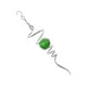 thumbnail image 2 of Wind Spinner Sala de estar Bola de cristal Espiral Carillón de viento Dormitorio Decoración colgante de acero inoxidable, Verde Inevent HA004052-03B, 2 of 6