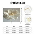 thumbnail image 2 of Logiee Elegant Ivory Flower Print Canvas Wall Art ,Art Poster,Canvas Decorative Picture,Decor Wall Pictures for Living Room Bedroom Bathroom,Ready to Hang, 2 of 6