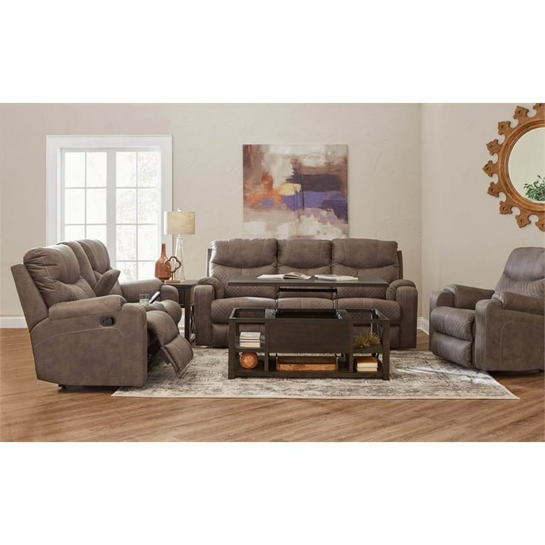 Lane furniture reclining loveseat with console outlet