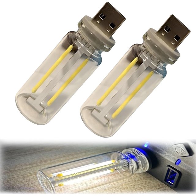 Lámparas de ambiente para interiores de inspiración retro, lámparas de noche retro para coche con USB, luces de ambiente para interiores de coche, lámparas retro para coche, bombillas para coche, luz