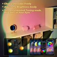 thumbnail image 4 of Sunset Lamp Projection with Remote Control Endless Colors Sunset Projector Lights LED APP Floor Lamp Multiple Colors Night Light for Christmas Gifts Photography/Party/Bedroom Sunset Lamps, 4 of 5