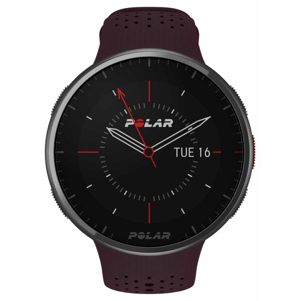 Polar Pacer Pro Advanced GPS Running Watch Autumn Maroon