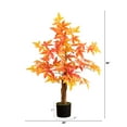 thumbnail image 2 of Nearly Natural 3ft. Autumn Deluxe Maple Artificial Fall Tree, 2 of 7