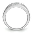thumbnail image 2 of 14K White Gold Ring Band Wedding Diamond Round , Size 9, 2 of 7