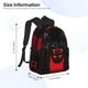 thumbnail image 2 of Disketp Black Panther Red Background Mochila Ligera Clásica con Múltiples Bolsillos, Mochila Casual para Hombre y Mujer, Ideal para Escuela, Trabajo y Viajes, 2 of 6