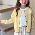 thumbnail image 7 of WOYY Big Girls Casual Cardigan Sweater Casual Knit Long Sleeve Coat, Sizes 2-14, 7 of 7